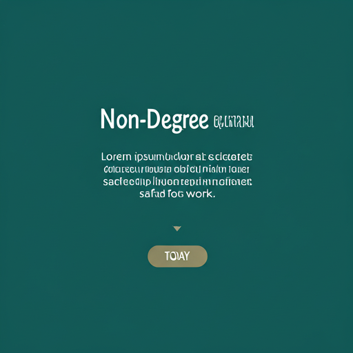 Non-Degree Education